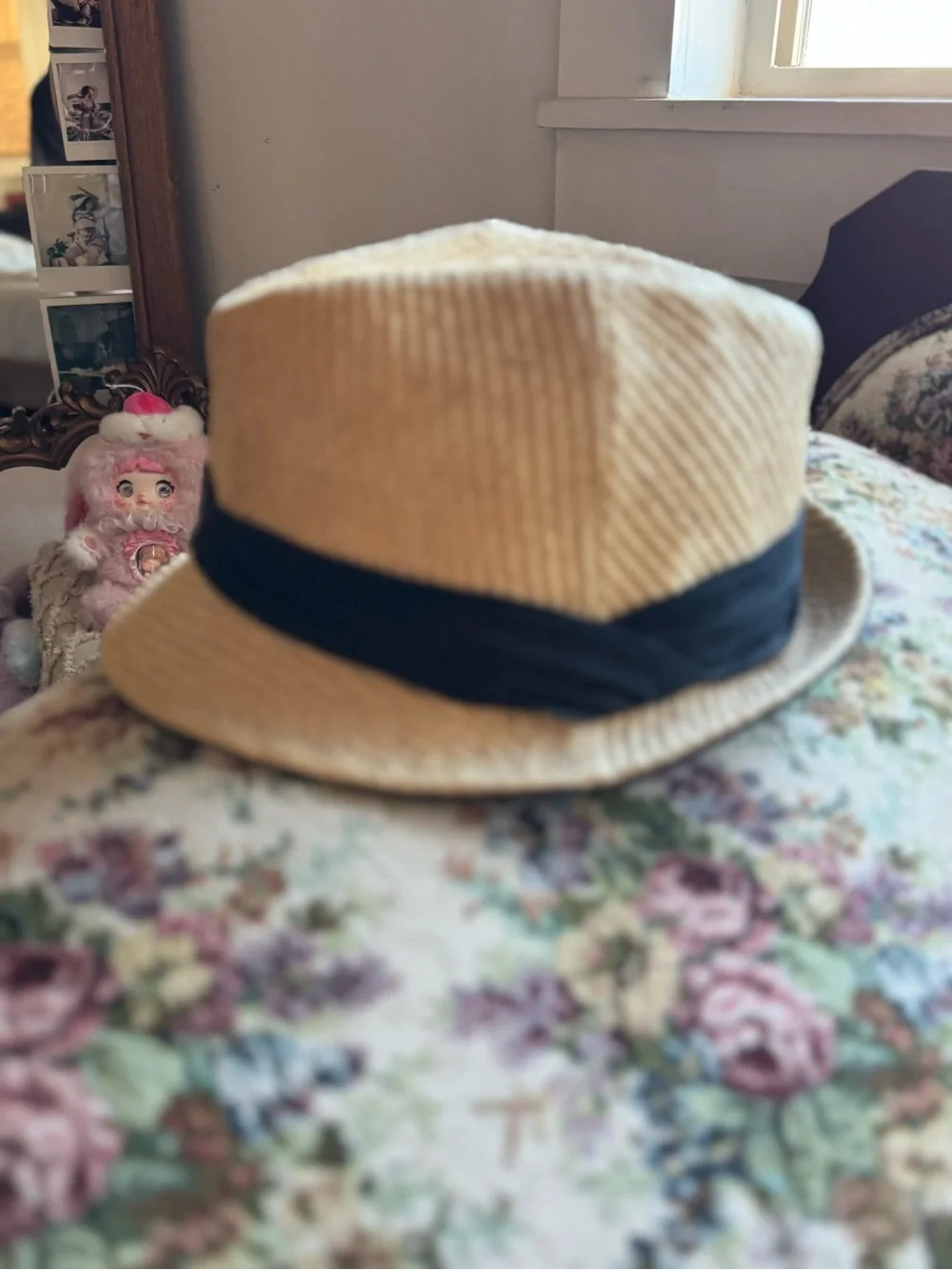 Unisex Straw Fedora with Black Band #casual #summer #vacation
